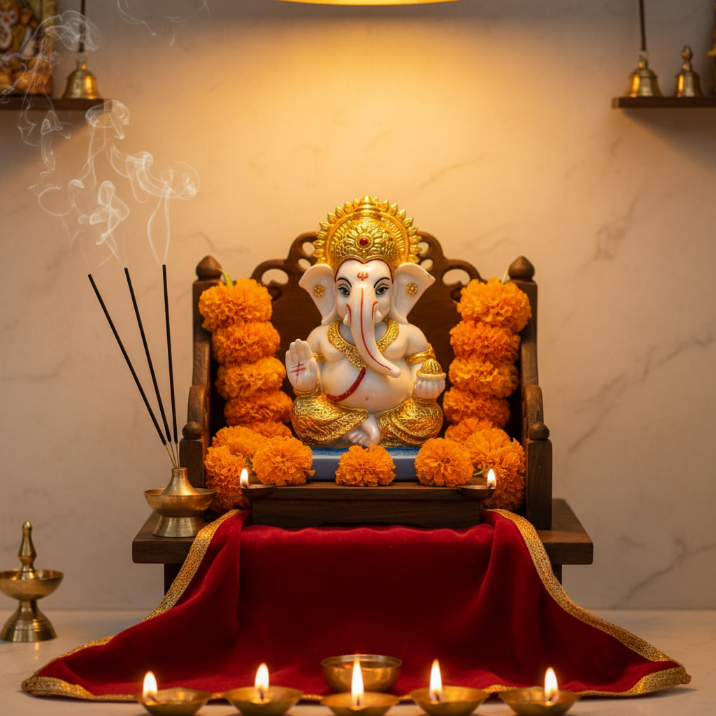 Divine Blessings Lord Ganesha Idol – Prosperity, Success & Protection