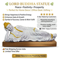 Lord Buddha Statue for Home Decor, Office Desk, Vastu Showpiece & Gift Item | Positive Energy Idol | Free Shipping