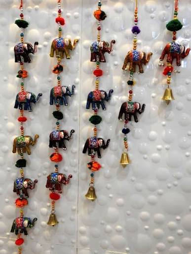 Elephant door hanging pair, set of 2 hanging.