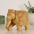 Wooden elephant,size 3.5 inches with carving work