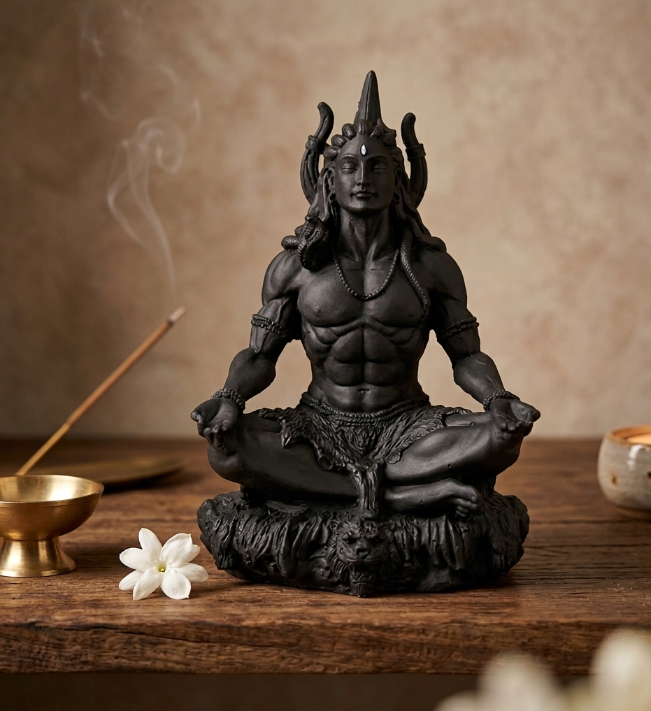 Lord Shiva Shiv ji beautiful statue or Home and Office, Vastu, Car Dashboard, Gifting